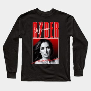 Winona ryder///original retro Long Sleeve T-Shirt